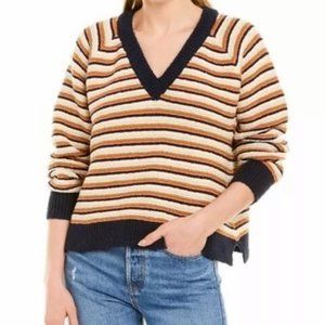 Madewell Arden Cropped Striped Sweater